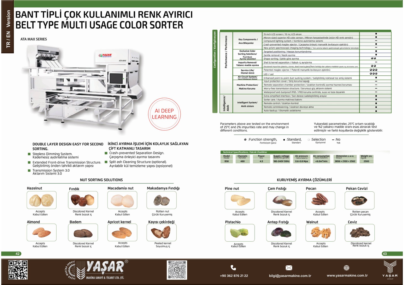 ATL MAX Series katalog sayfası